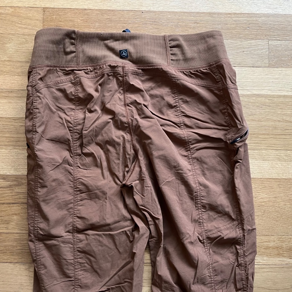 prAna Koen Regular Fit Hiking Capri Brown Women’s Medium - Picture 5 of 6